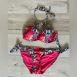 Bikini Village Bikini. Top Is Small, Bottoms Are Medium